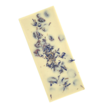 Weiße Schokolade mit Cranberries und Kornblumen 100 g